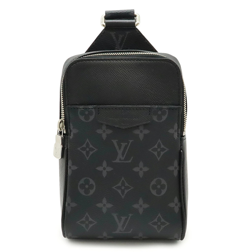 LOUIS VUITTON Taigarama Eclipse Black Outdoor Sling Bag Body Shoulder Noir Black
